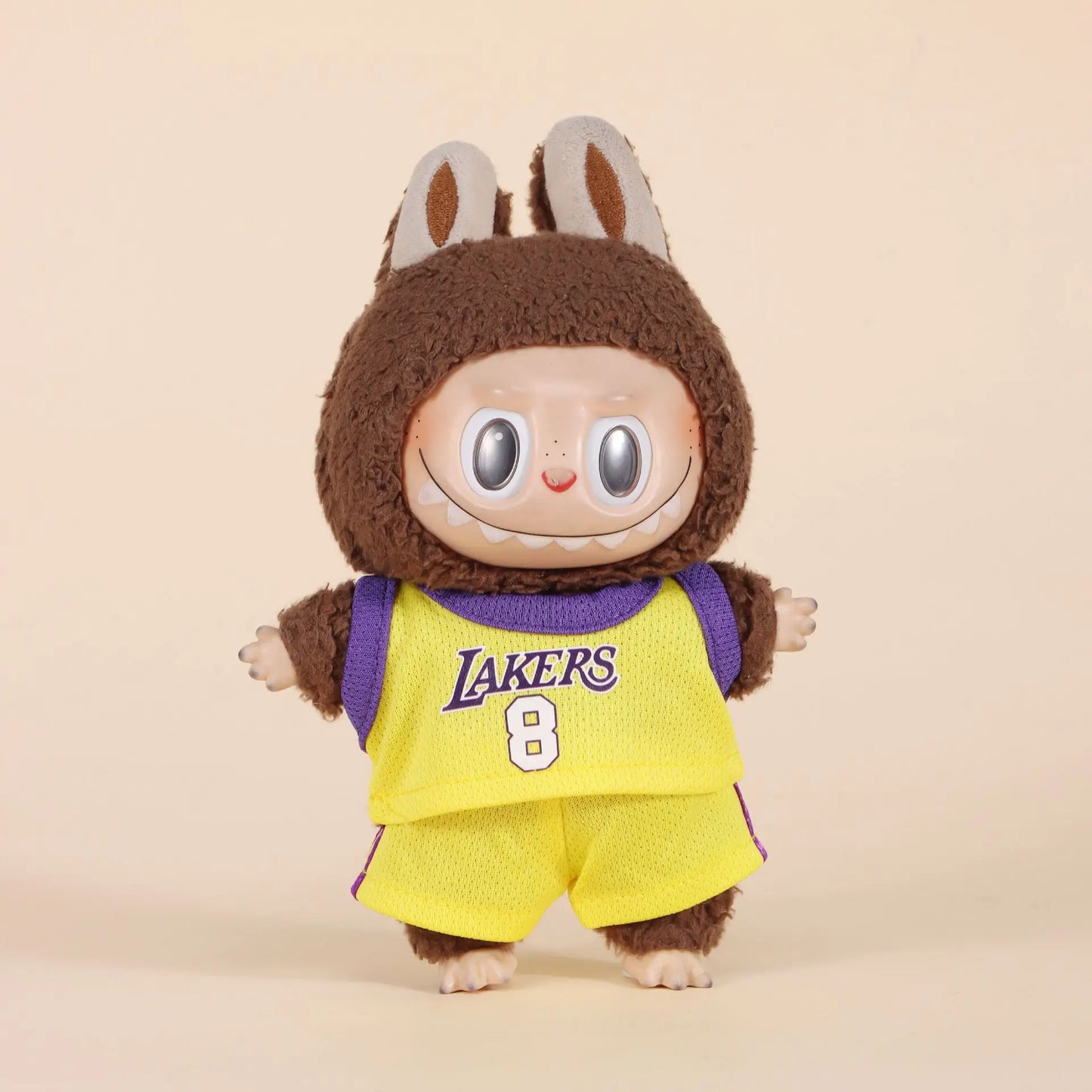 Labubu Doll Clothes Set – Sportswear & Casual Hoodie Outfits with Accessories – Stylish Clothing Gift for V1/V2 Mini Dolls (Fits 15–17cm Dolls)