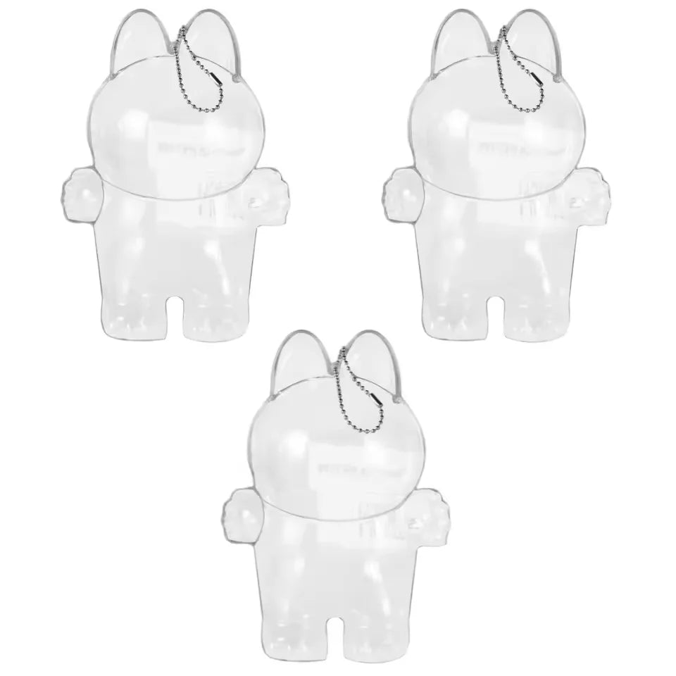LABUBU V1 V2 Sit Party Transparent Protective Shell Doll Clothes Outfit Doll Accessories