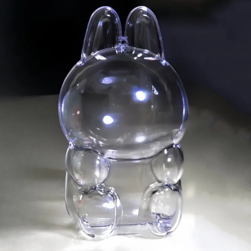 LABUBU V1 V2 Sit Party Transparent Protective Shell Doll Clothes Outfit Doll Accessories