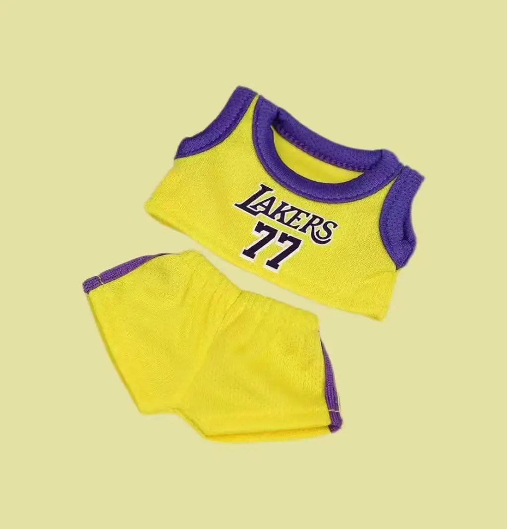 Labubu Doll Clothes Set – Sportswear & Casual Hoodie Outfits with Accessories – Stylish Clothing Gift for V1/V2 Mini Dolls (Fits 15–17cm Dolls)