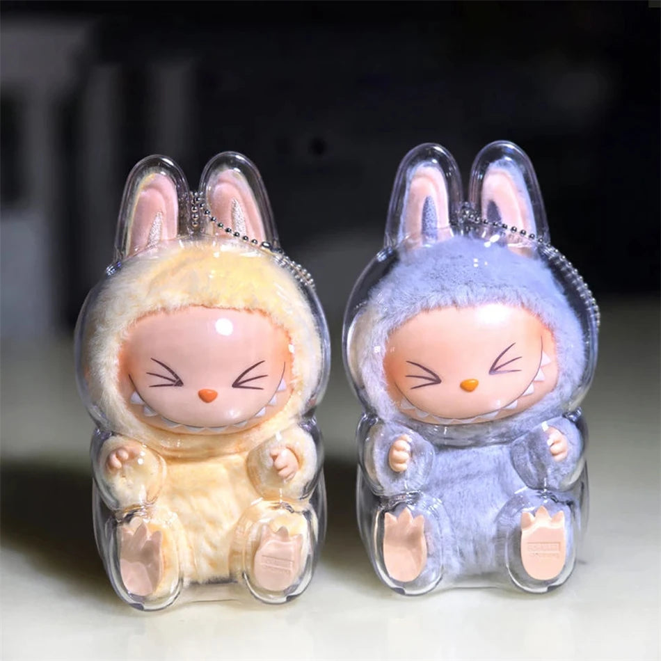 LABUBU V1 V2 Sit Party Transparent Protective Shell Doll Clothes Outfit Doll Accessories