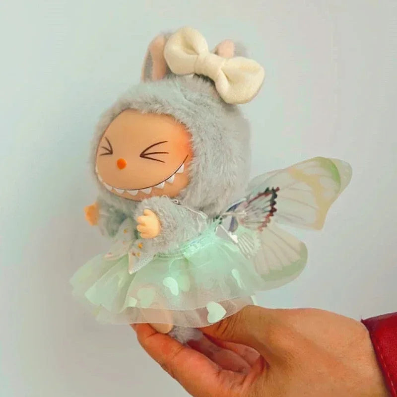 Labubu Doll Clothes Mega Outfit Bundle – Princess, Casual & Character Styles (Fits 15–17cm Dolls)