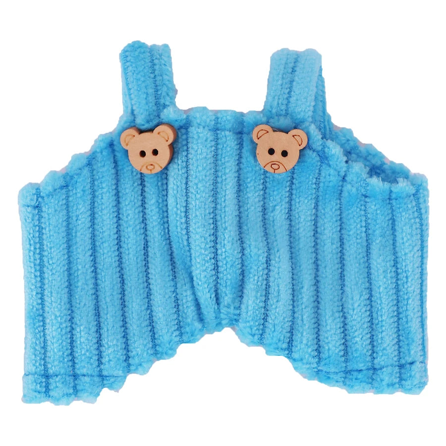 Complete Mix & Match Outfit & Shoe Set for Labubu Dolls – Dresses, Overalls & Martin Boots (Fits 15–17cm)