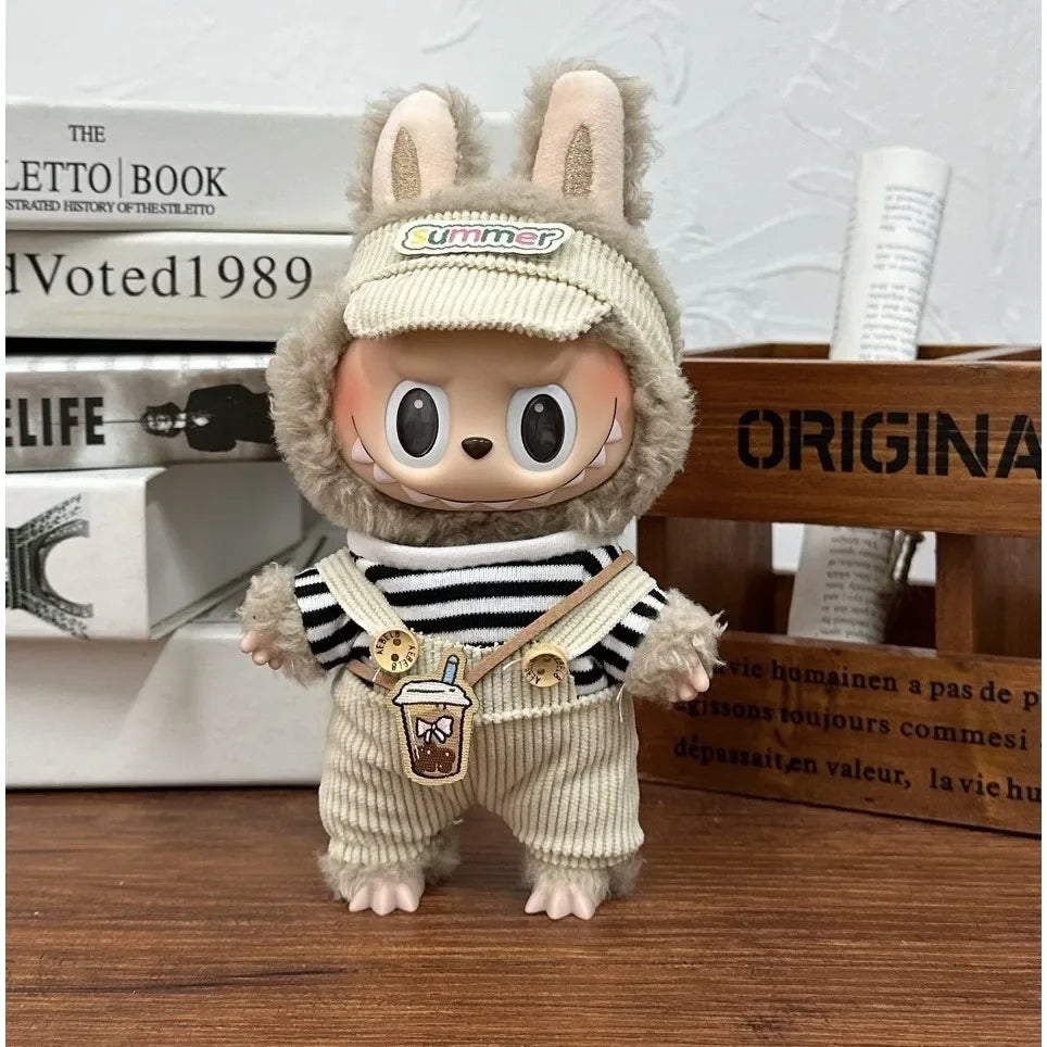 Labubu Doll Clothes Collection – Trendy Outfit Sets for Plush Dolls (Fits 15–17cm Dolls)