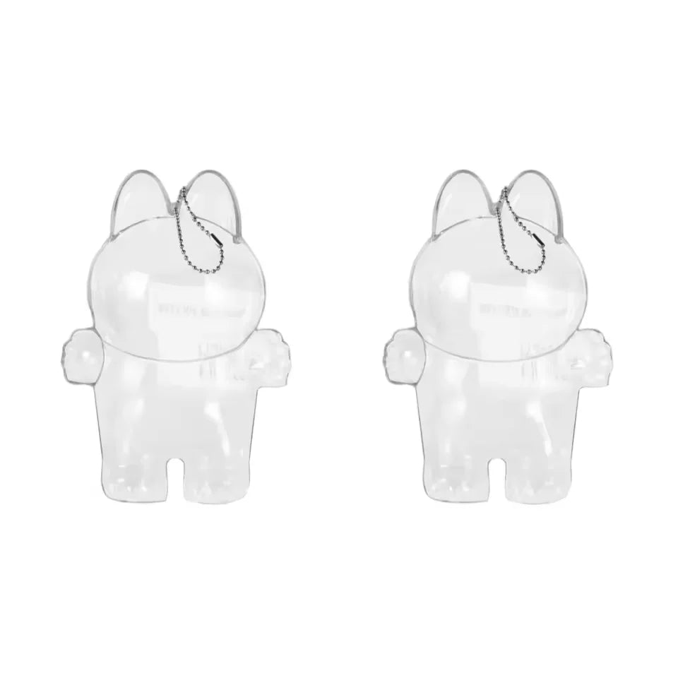 LABUBU V1 V2 Sit Party Transparent Protective Shell Doll Clothes Outfit Doll Accessories