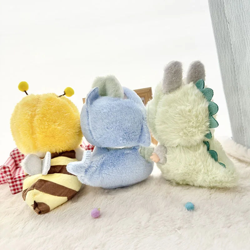 Cute Labubu Doll Outfit – Dinosaur, Bee & Shark Costumes (Fits 15–17cm Dolls)