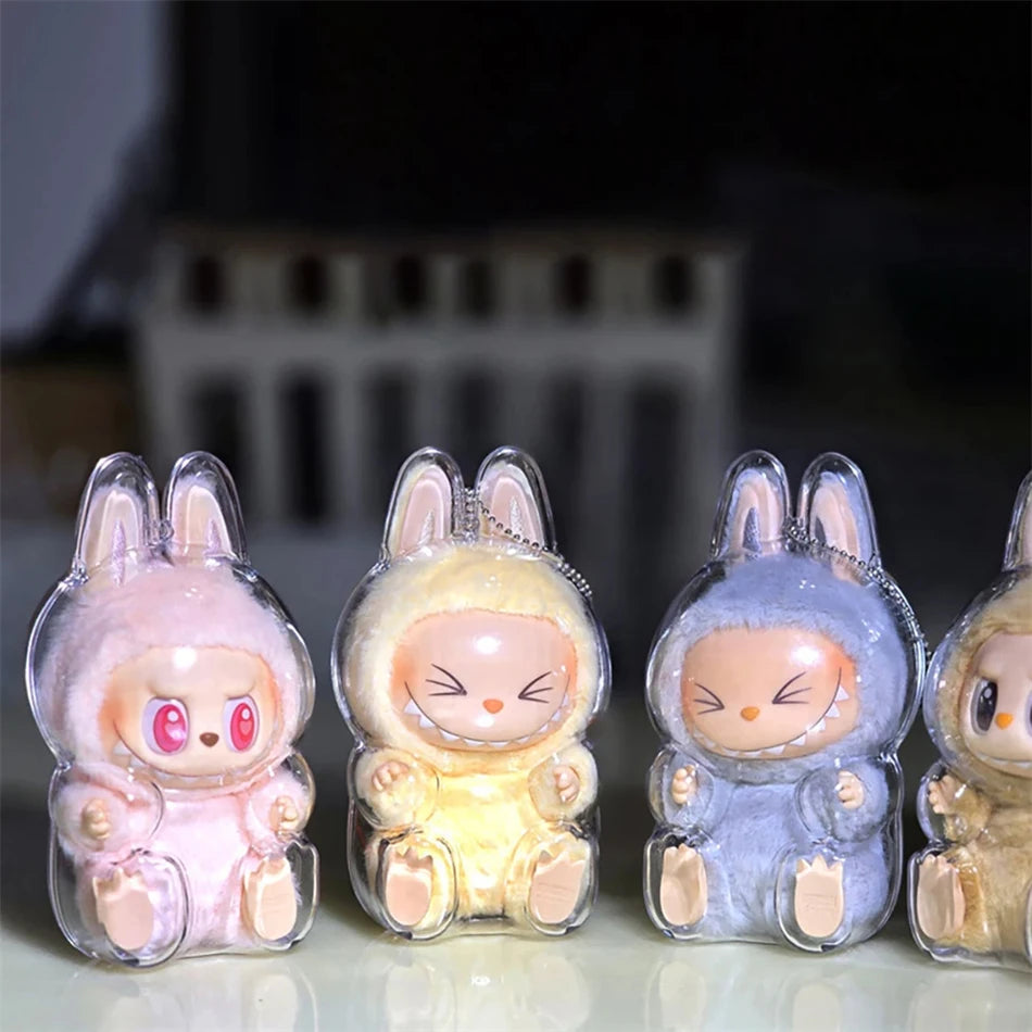 LABUBU V1 V2 Sit Party Transparent Protective Shell Doll Clothes Outfit Doll Accessories